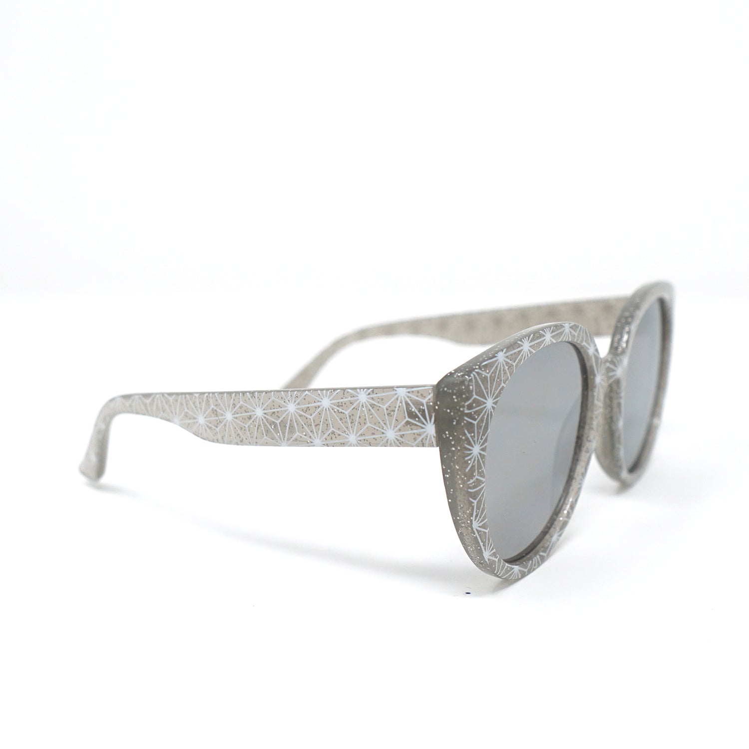 Silver shop glitter sunglasses