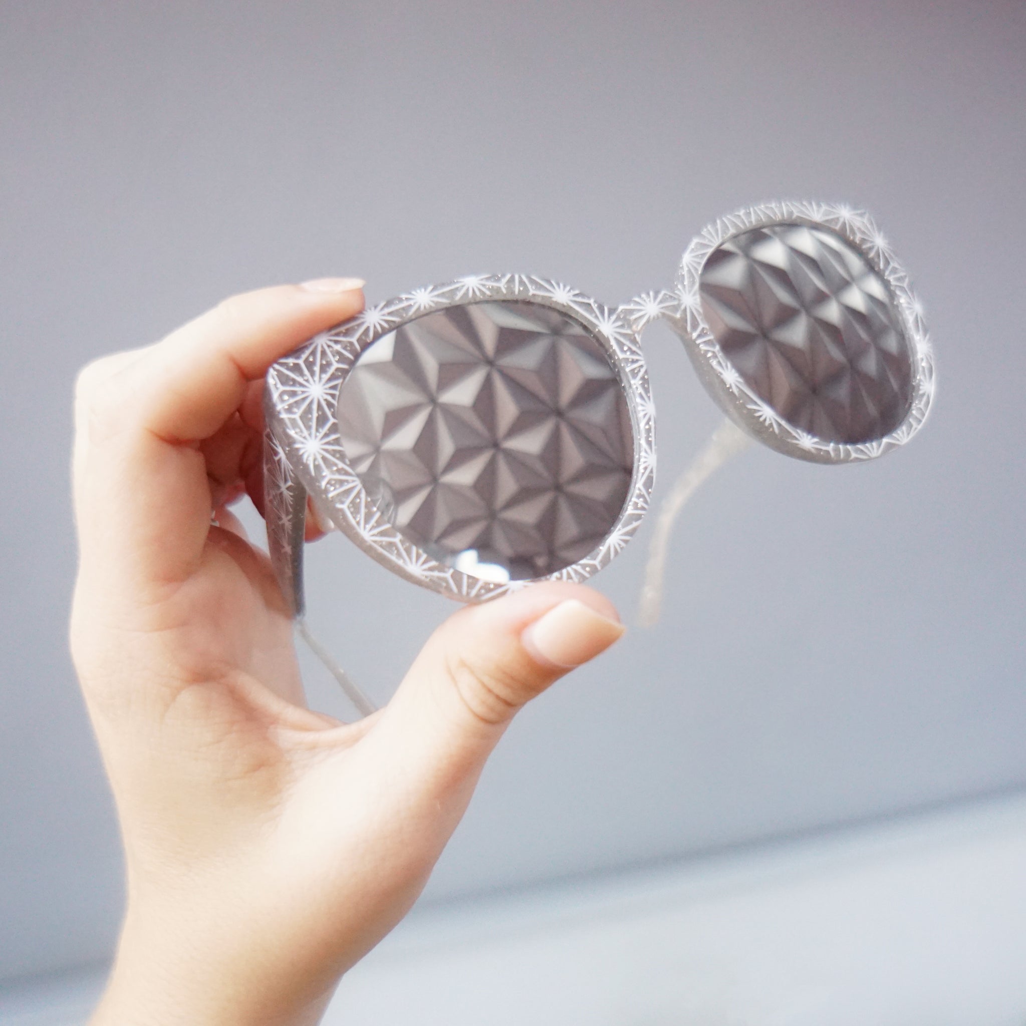 Grand and Miraculous Sunnies (Silver Glitter)